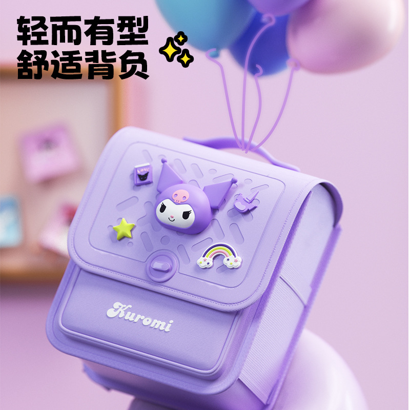 Sanrio student children's backpacks for grades 1-6, backpacks for protecting the spine and reducing the burden, large-capacity Kulomi backpacks for both boys and girls Application Scenario