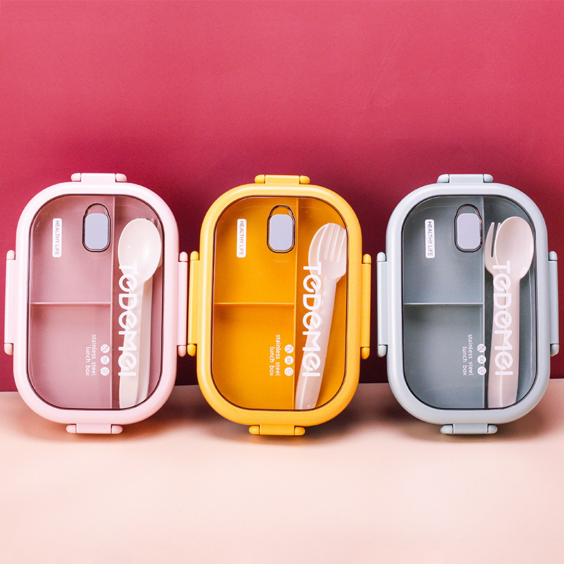 饭盒/饭盒学生2025可爱/卡皮巴拉便当盒/餐盘/密封保鲜盒玻璃细节图