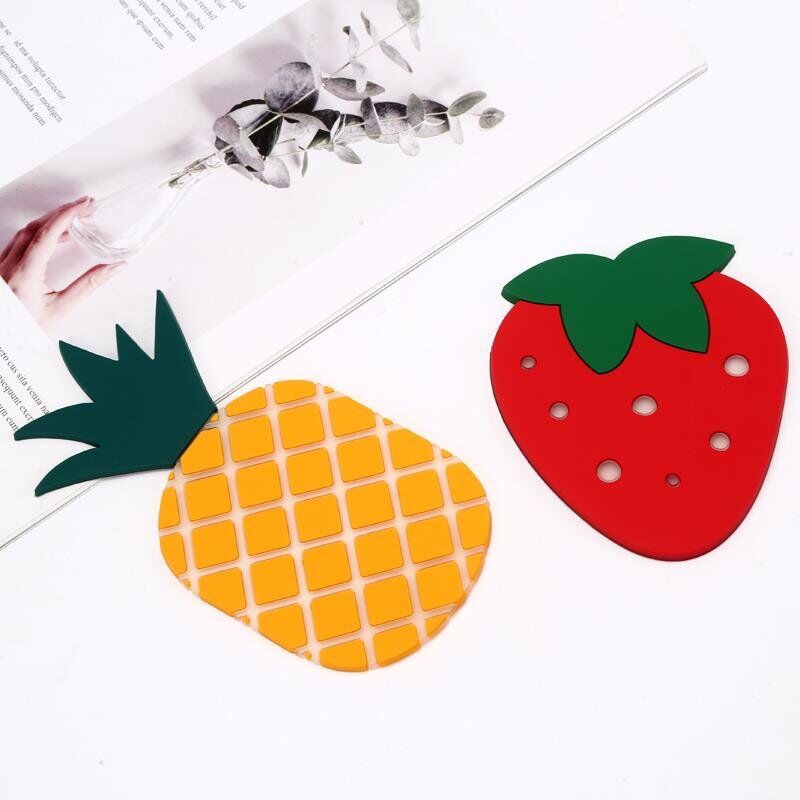 卡通水果杯垫 柠檬PVC软胶隔热茶杯垫酒吧装饰品餐垫厂家批发