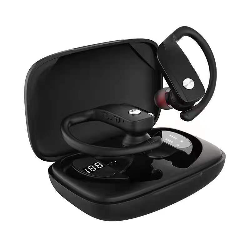 T16TWS wireless Bluetooth headphones with three true digital displays, ultra-long battery life, over-ear sports and gaming headphones Item Picture