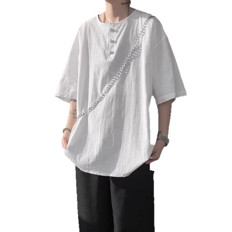 Customized Chinese-style loose Tang T-shirt super factory in Kingston, Washington, USA, based on your provided samples Item Picture