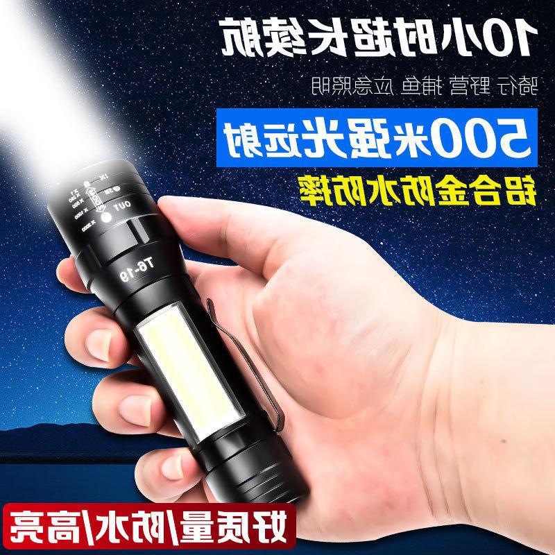 Usb Charging With Side Light Pen Clamp Flashlight T6 Stretch Zoom Aluminum Alloy Led Waterproof Adjustable Range Application Scenario