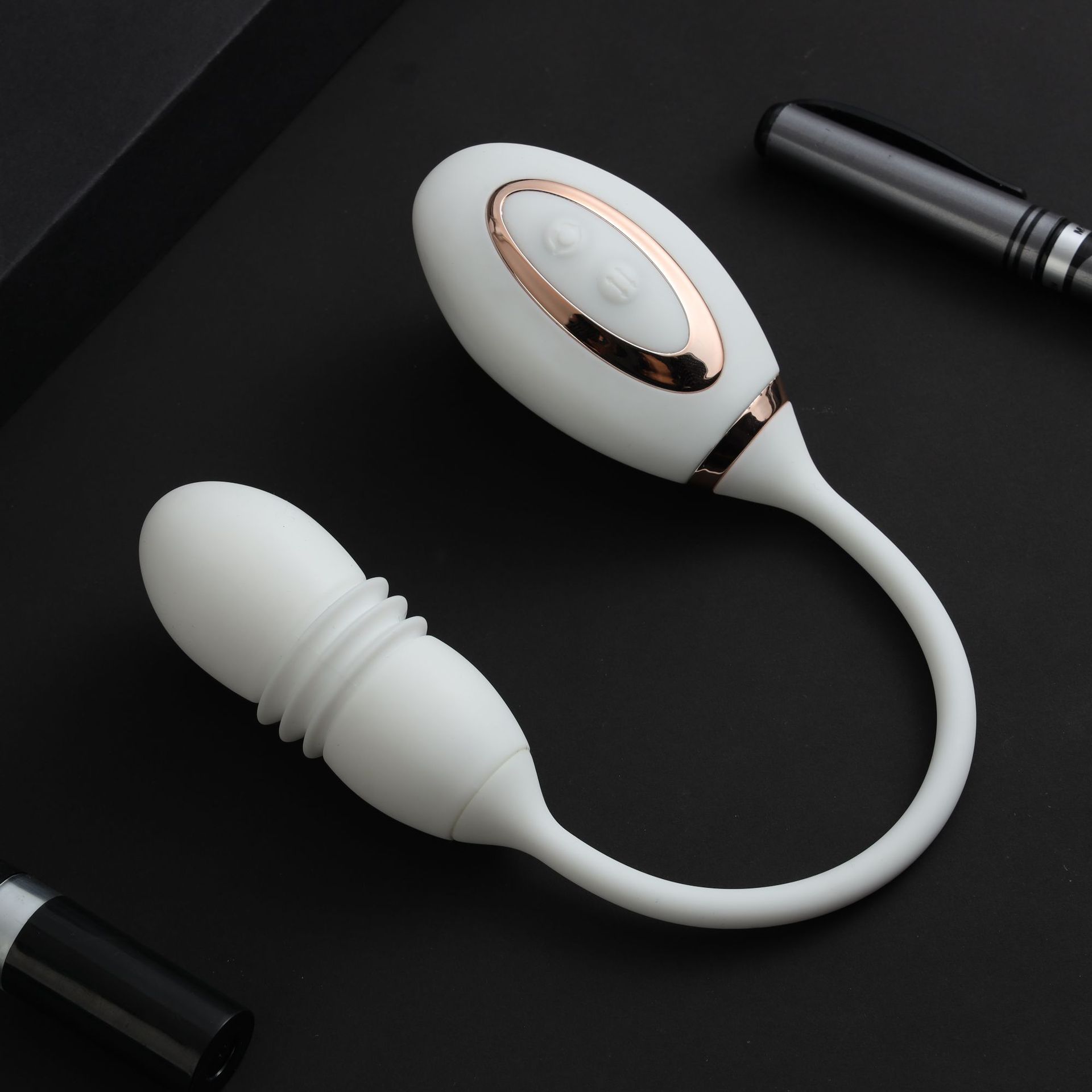 Cross-border cannon machine double-head sucking vibration telescopic egg jumping female masturbation sex product details Picture