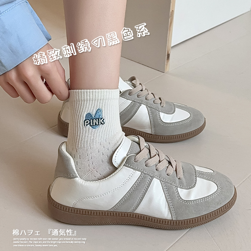 运动、休闲棉袜实物图