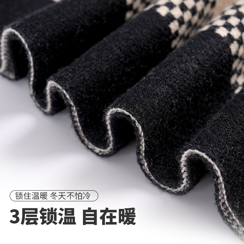围巾/围巾欧美风/单色围巾/长围巾加厚/足球迷围巾细节图