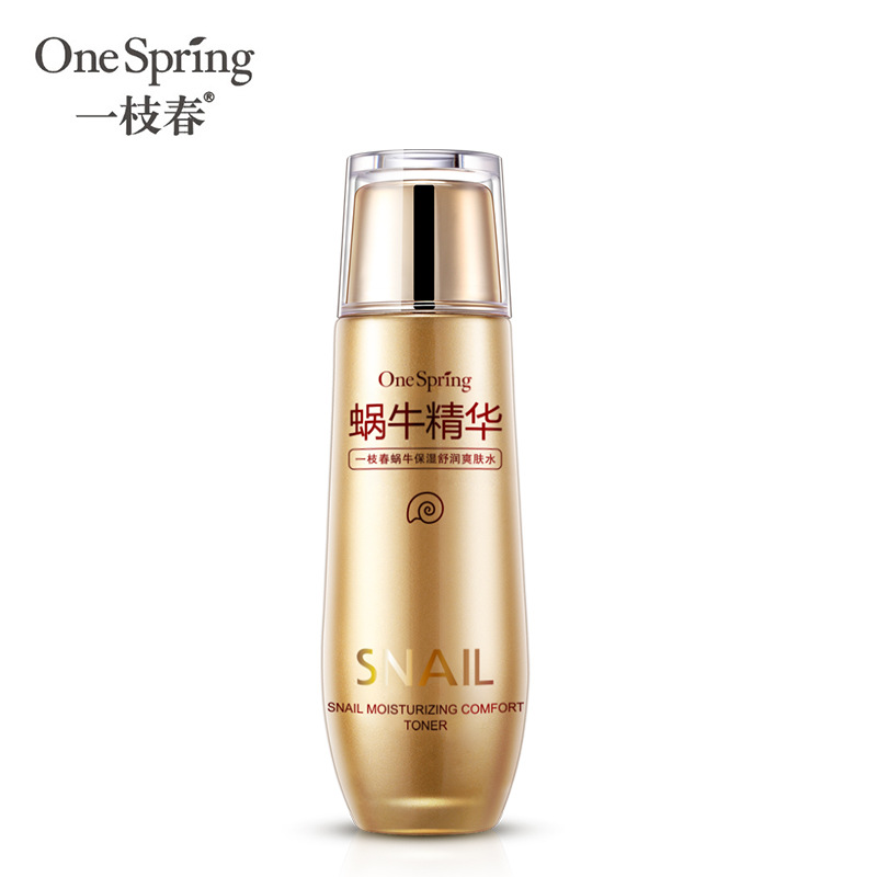 Spring Snail Hydrating Toner Hydrating Clear Moisturizing Nourish Brightening Complexion Cosmetics Wholesale Item Picture