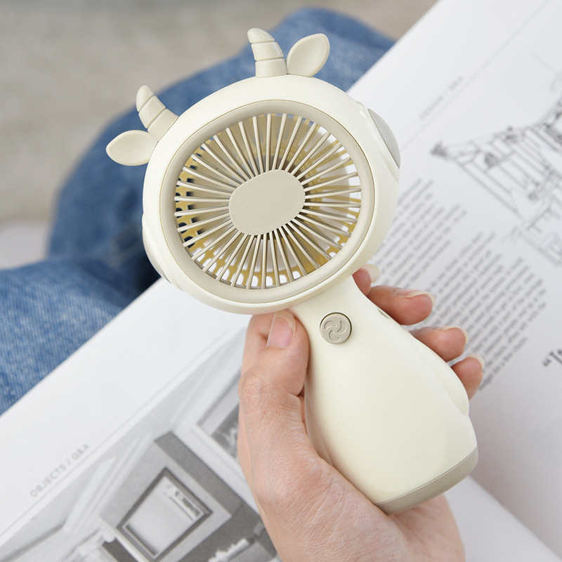 2024 Creative New Mini Children Handheld Small Fan Students Portable Usb Charging Interface Fan Wholesale details Picture