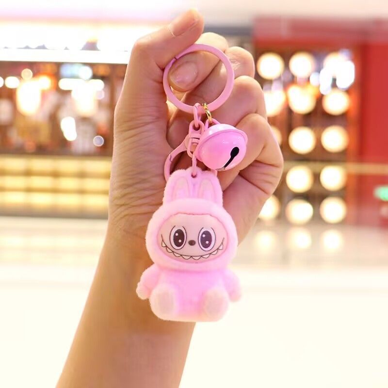 新款植绒小动物钥匙扣抖音直播公仔包包挂饰创意小礼品挂件详情7