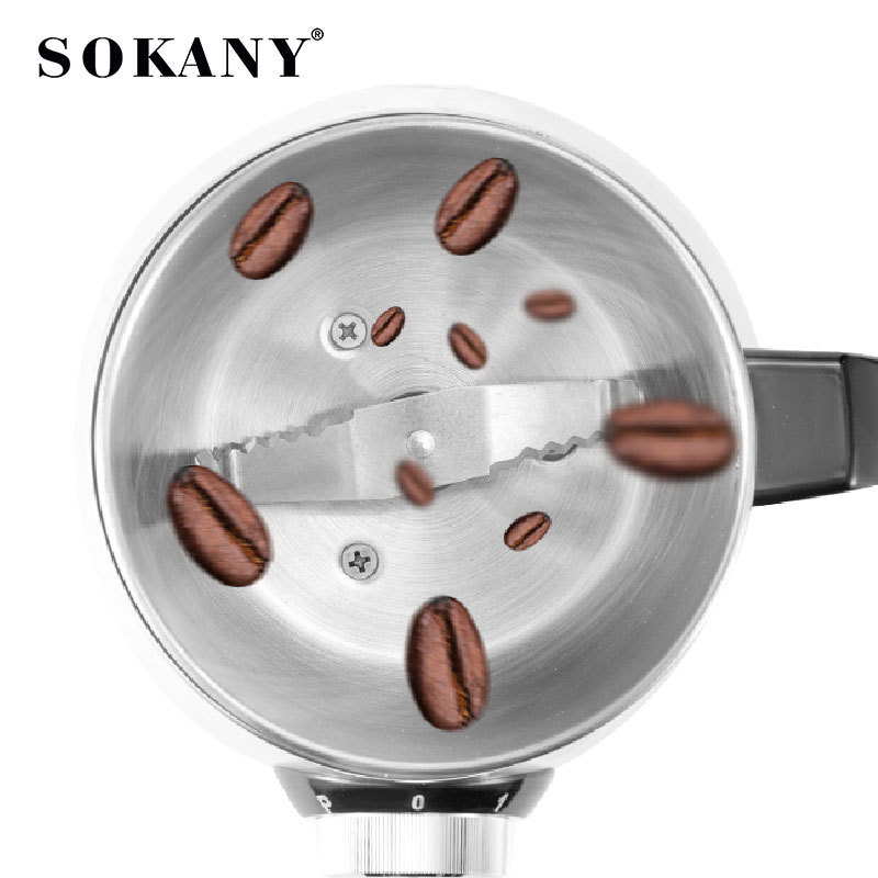 Cross-border SOKANY156 coffee grinder, home grinder, office blender, cooking coffee bean grinder Specification image