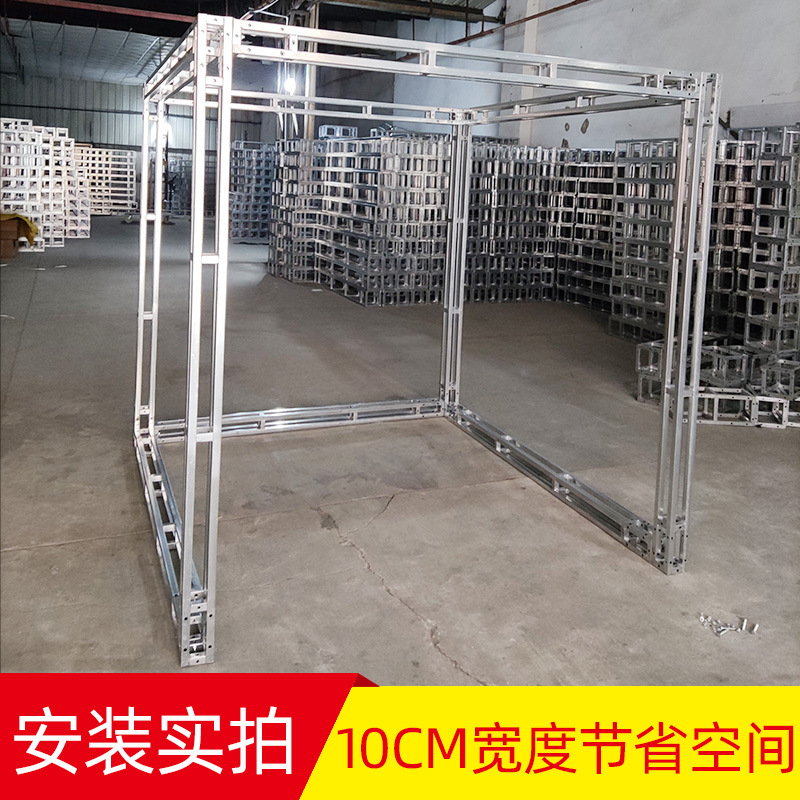 10cm小桁架热镀锌方管舞台背景架户外婚庆活动广告铁架行架广东