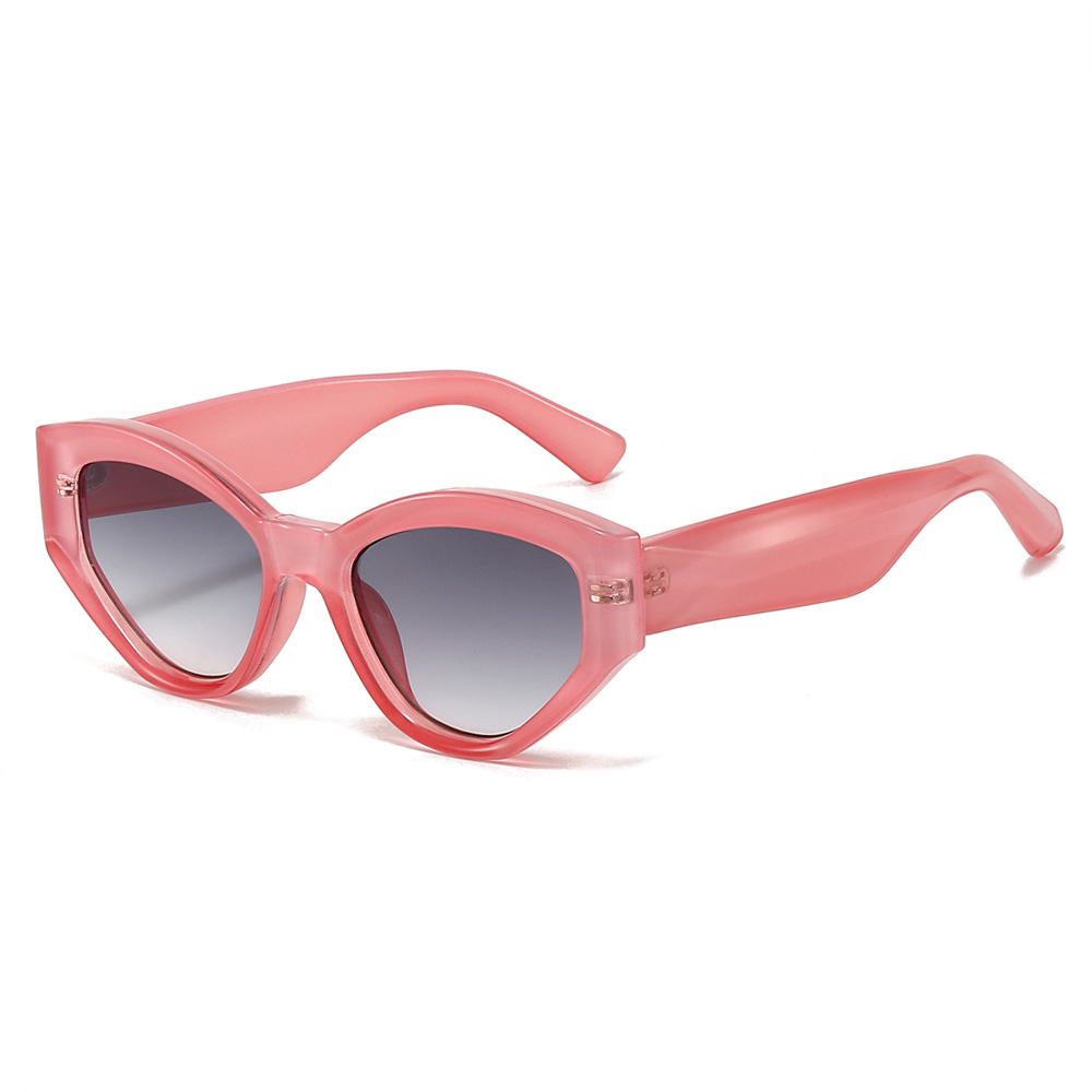 2024 New cat-eye glasses, trendy European and American retro men's sunglasses, fashionable dressing sunglasses, new women's glasses Item Picture