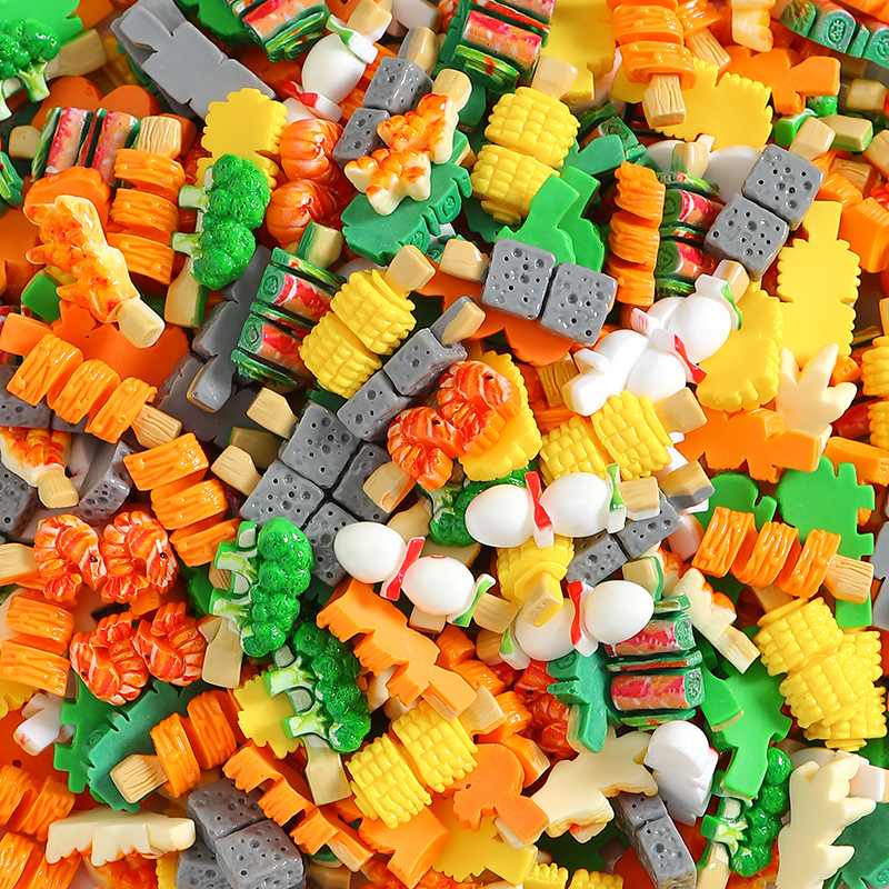 仿真迷你食玩面包饼混款树脂diy饰品配件混包儿童微景观小摆件详情8