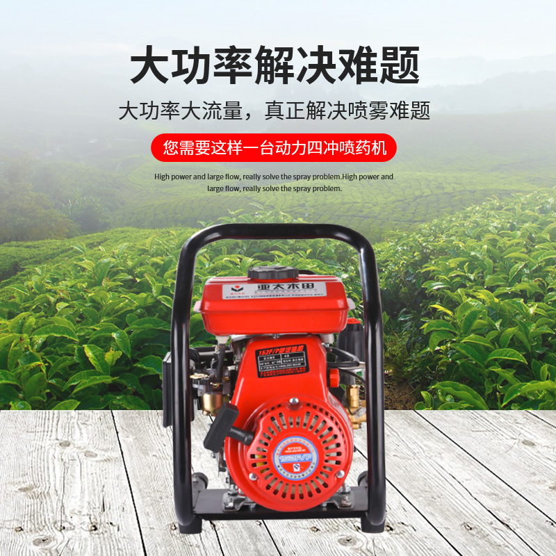 New Gasoline High Pressure Spraying Machine 154 Portable Agricultural Motor Sprayer Cleaning Garden Fruit Tree Spraying Machine Specification drawing