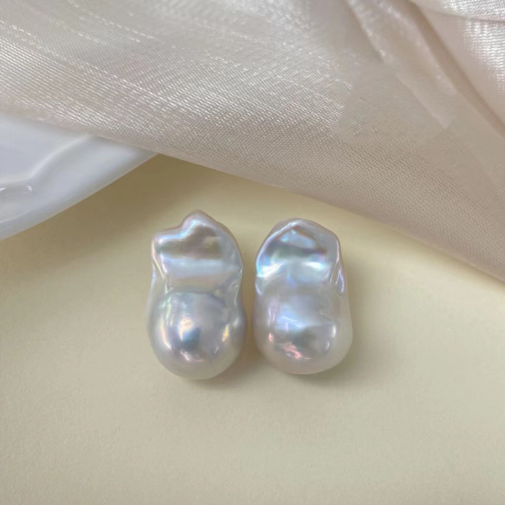 Wholesale natural Grand Baroque irregularly shaped pearls, bare pearls, freshwater strong light scattered pearls, diy handmade pearls details Picture