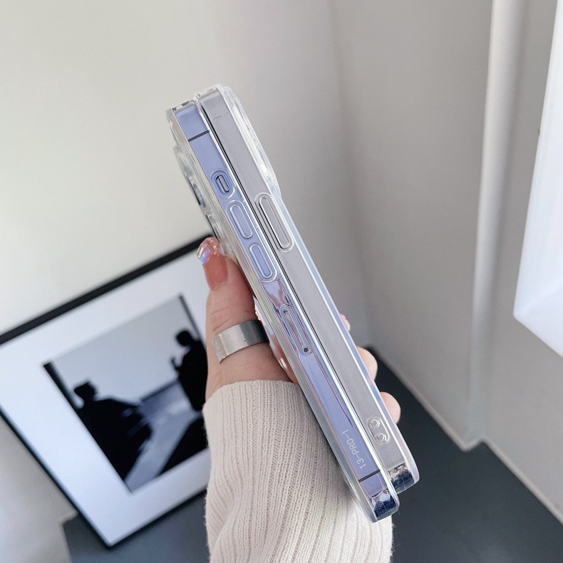 For Iphone13 Mobile Phone Case Transparent Apple 14Pro Shell 13 Silicone Tpu Anti-Fall Soft Shell Wholesale Specification drawing