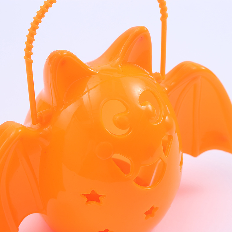 Halloween Portable Light Bat Light New Children With Sound Effects Jack-O '-Lantern Activity Props Children's Toys details Picture