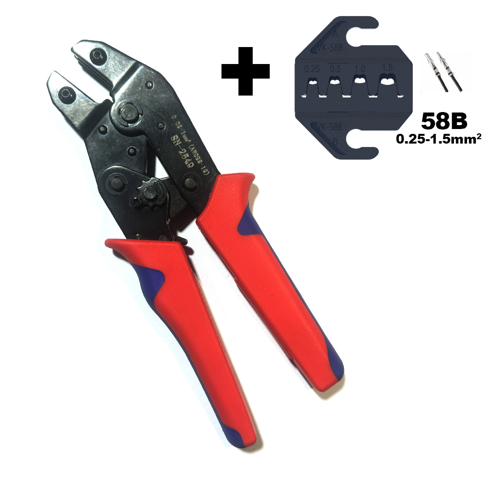 Sn-48B Car Plug-In Crimping Pliers Multi-Pliers Select Crimping Pliers Bare Terminal Insulated Terminal Tubular Terminal Item Picture