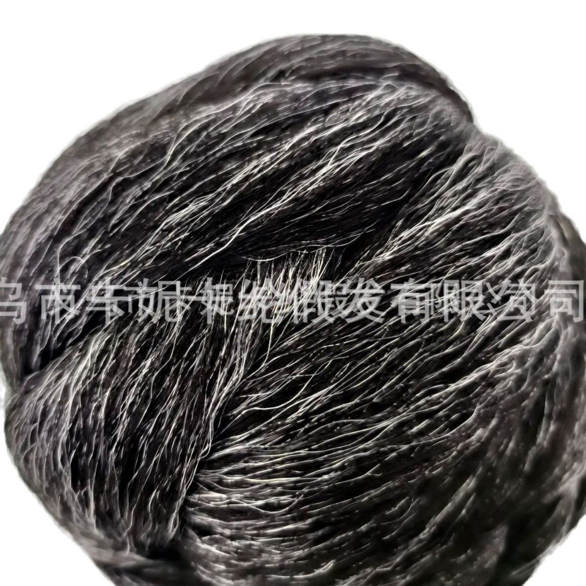 银白色假发千金公主饰婚纱造型赫本丸子头发圈新娘假发包#34