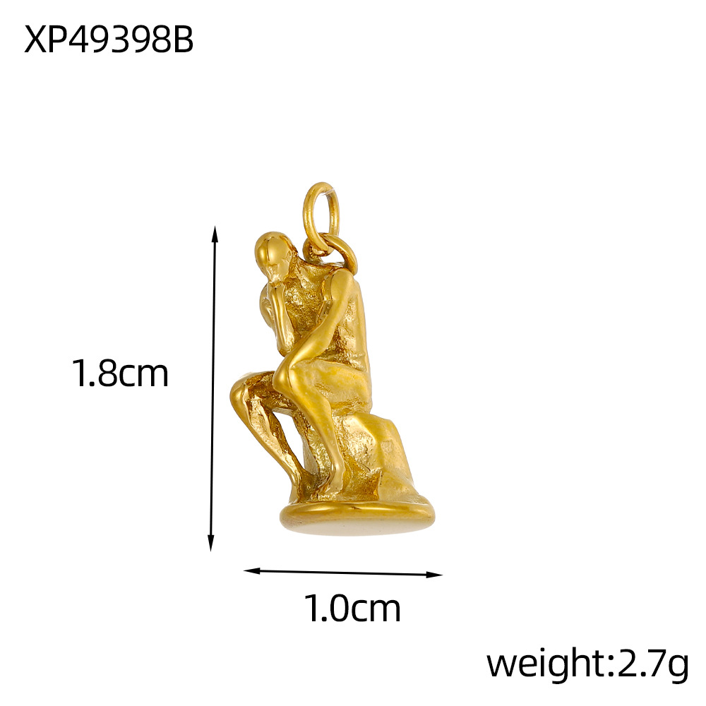 Cross-border retro creative metal jewelry accessories, simple and fashionable three-dimensional accessories, unique design sense, ins accessories pic 25