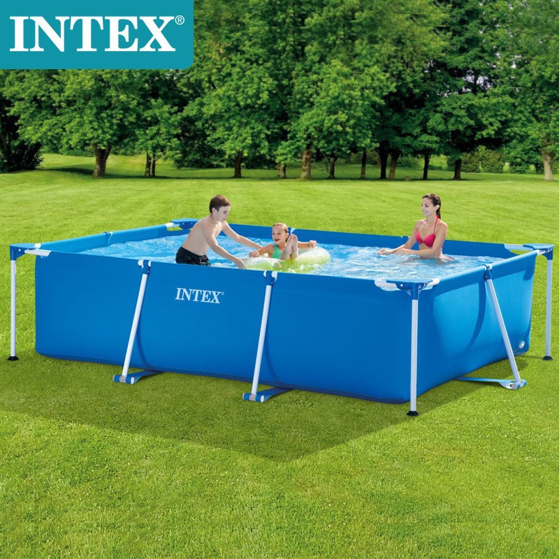 INTEX28273长方形管架游泳池大支架儿童家庭戏水池详情图2