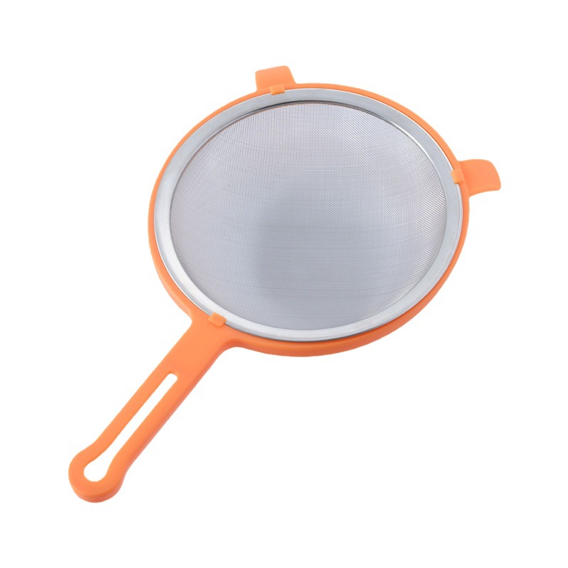 Soy milk strainer, 304 stainless steel strainer, oil-leaking frying ladle, kitchen noodle ladle, popular ins flour sieve Item Picture
