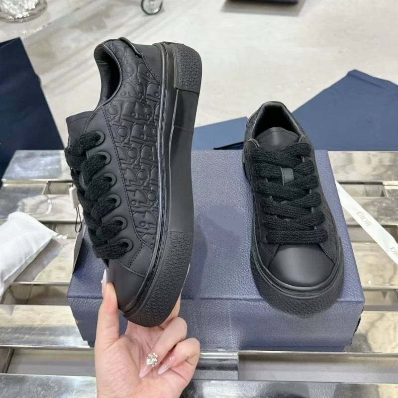 D's 2025 new high-end B33 series jacquard sports shoes for men and women, leather board shoes for couples, casual shoes for women Application Scenario