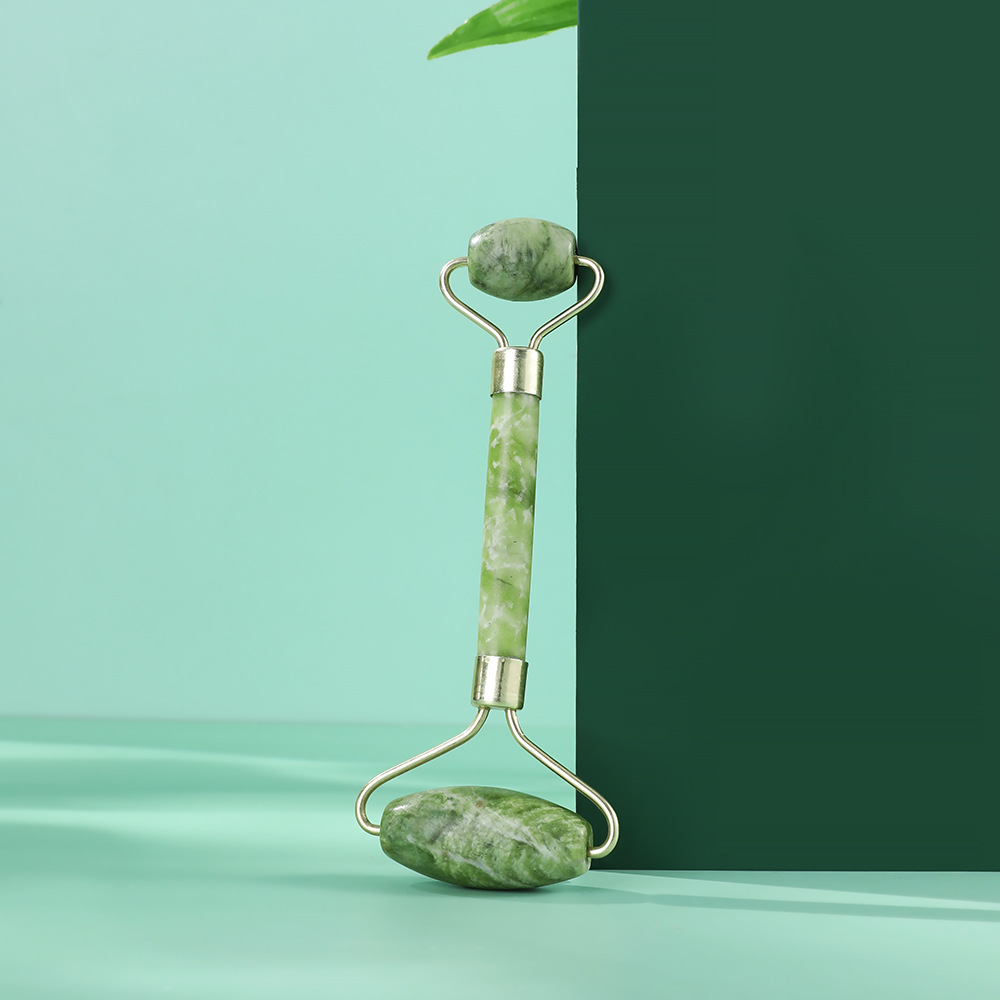 玉石滚轮按摩仪/护肤仪器/美容仪器/刮痧板/镜子产品图