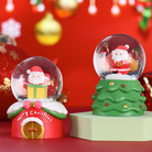多款圣诞老人发光水晶球厂家批发雪花球圣诞节礼物圣诞树雪人摆件（价格面议）