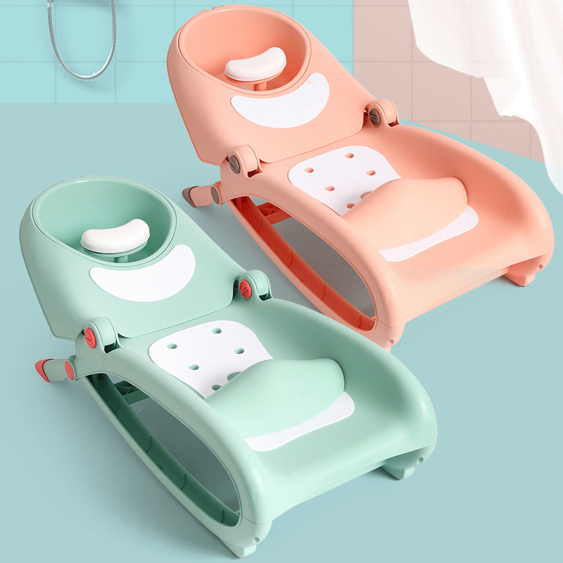 儿童洗头椅洗头床宝宝洗发椅小孩洗头躺椅可折叠婴儿洗头神器床椅图