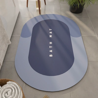 Diatom mud cushion absorbent mat toilet door mat non-slip bathroom foot mat Bathroom quick dry mat carpet thumbnail