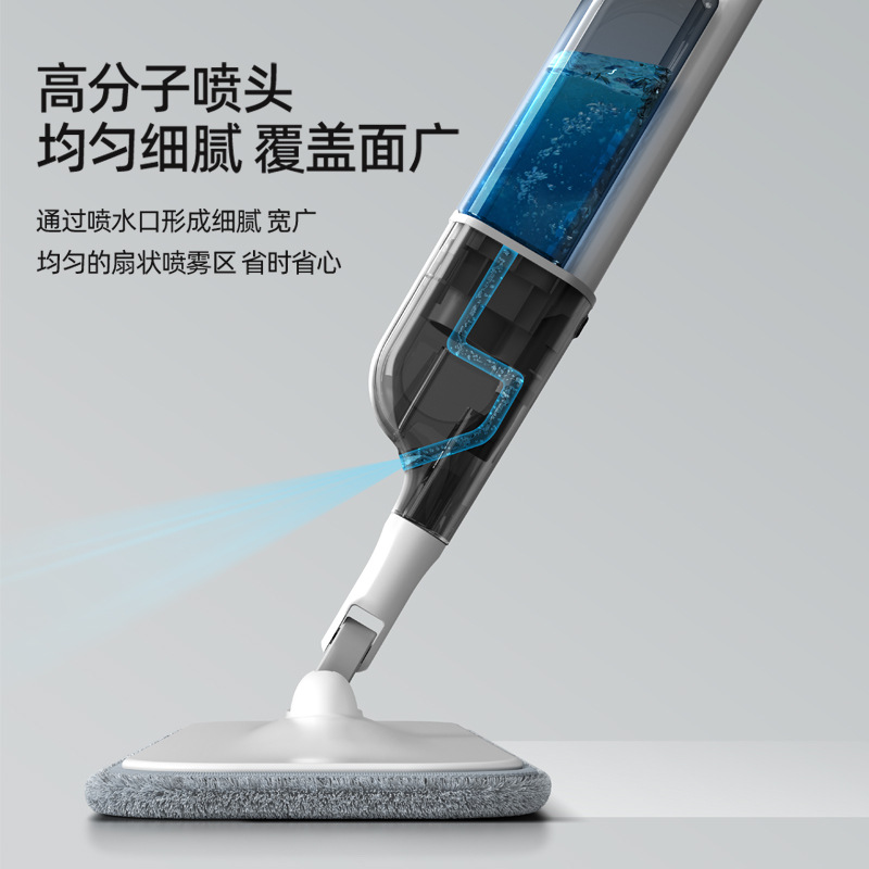 Wan Ben Lazy Water Spray Flat Mop Wholesale Household Spray Mop Divine Wood Floor Dry And Wet Dual Purpose Mop Application Scenario