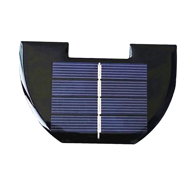 Epoxy 0.33W Circular Irregular Small Solar Panel Drops Glue Photovoltaic Polycrystalline Silicon Folded Panel details Picture