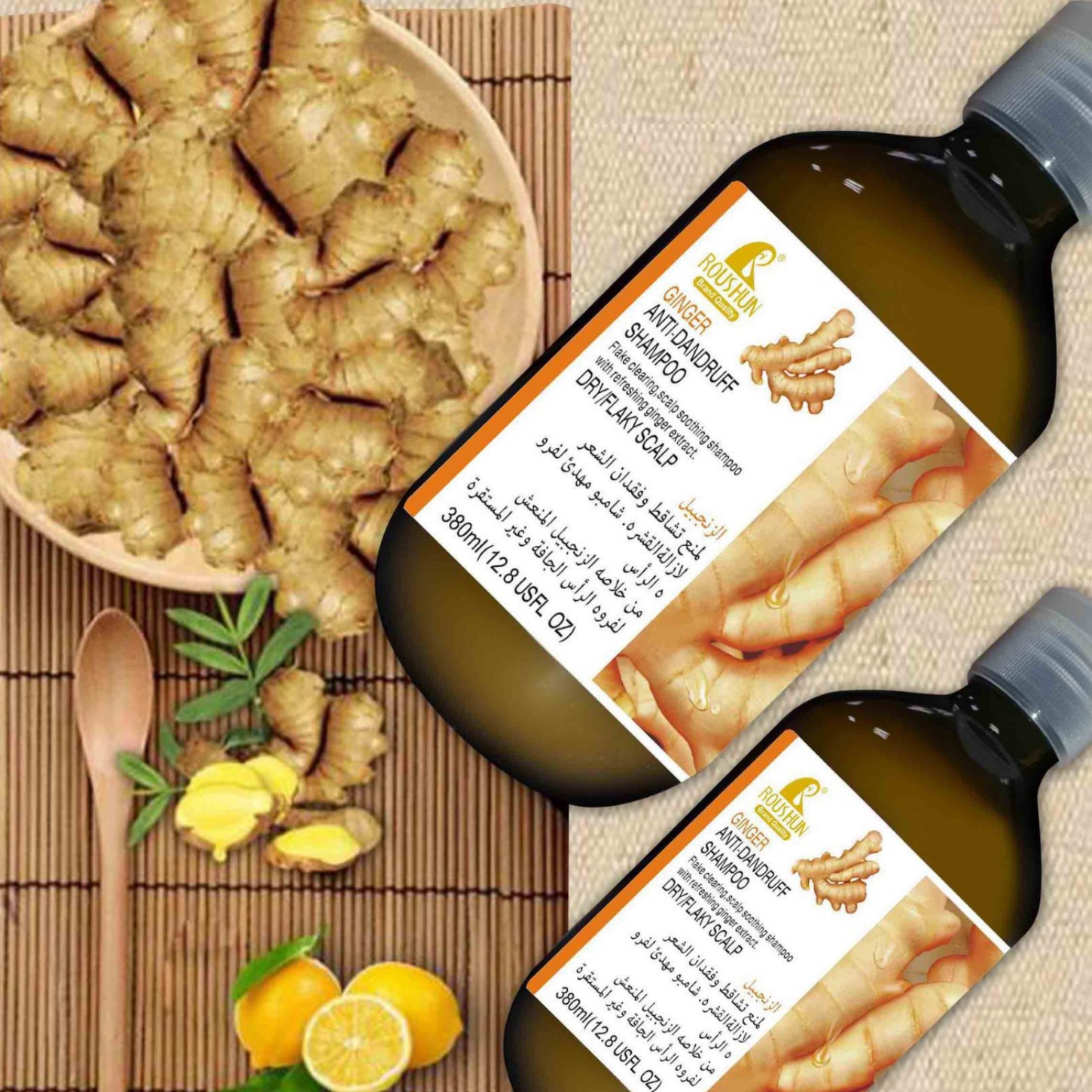 Moisturizing, Cleansing and Nourishing Ginger shampoo Application Scenario