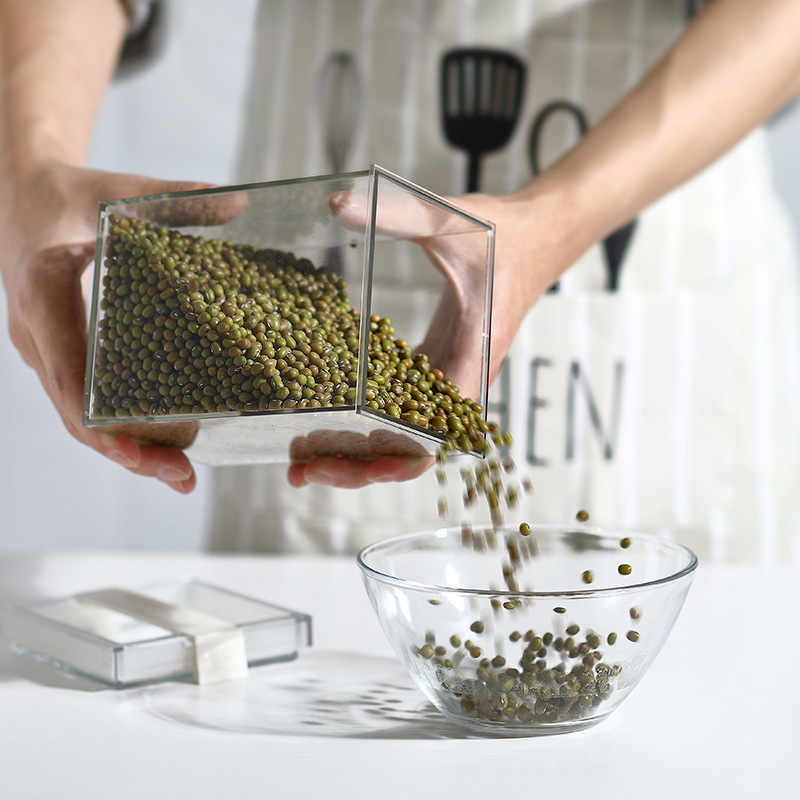 Food Preservation Box Kitchen Grain Storage Box Snacks Dry Goods Moisture-Proof Storage Tank Plastic Sealed Tank Wholesale Specification drawing