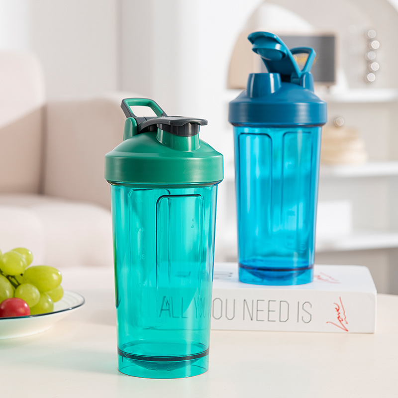 500Ml Plastic Cup Sealed Advertising Cup Fitness Cup Sports Water Cup Pc Mixing Cup Tritan Protein Powder Shaker Cup