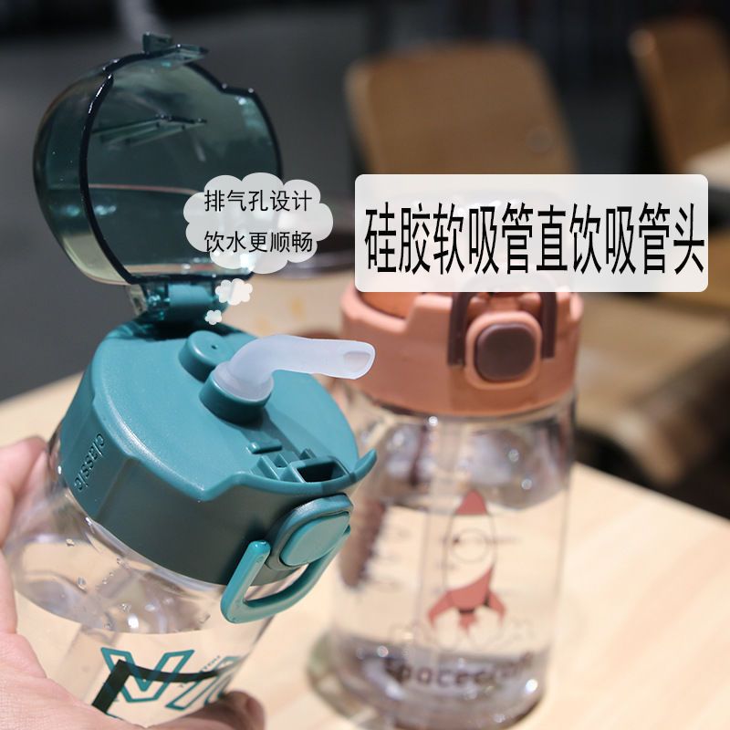 航空杯/塑料大瓶水杯/夏季水杯/吸管杯/挤压细节图