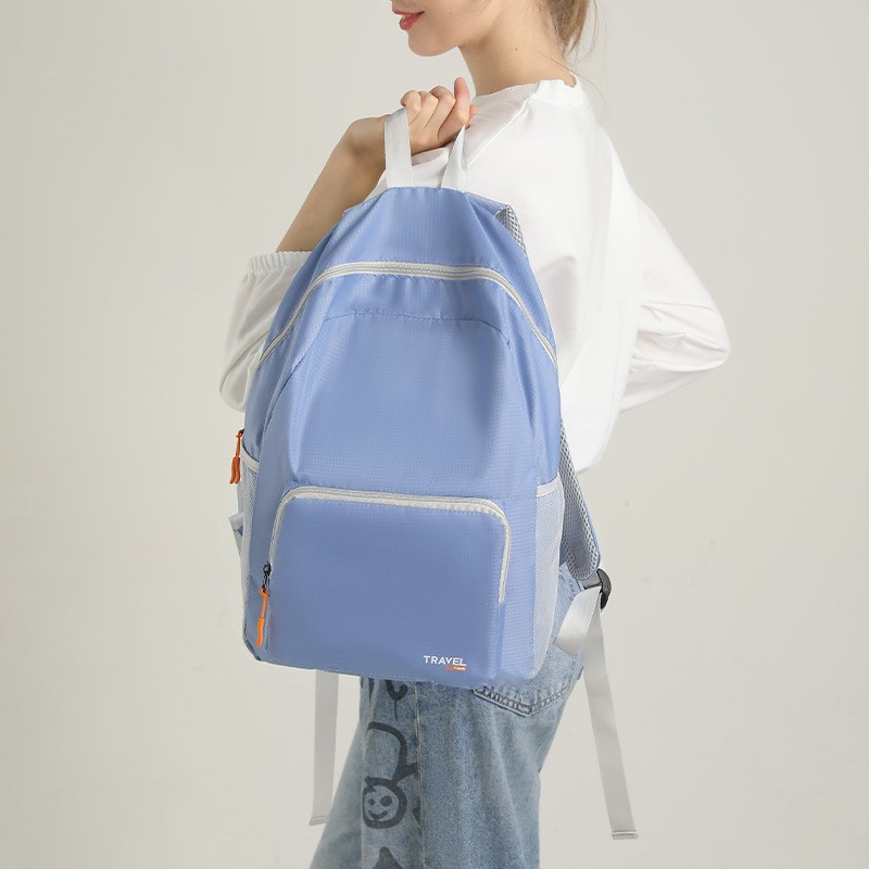 The new folding backpack is portable for work, a backpack for travel, a large-capacity ultra-light skin bag, and a light and thin sports outdoor bag Specification image