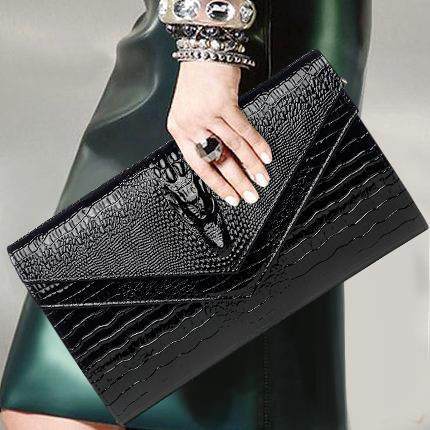 真皮手拿包女 时尚气质大容量手抓女士斜挎女包2024新款女式夹包详情图2