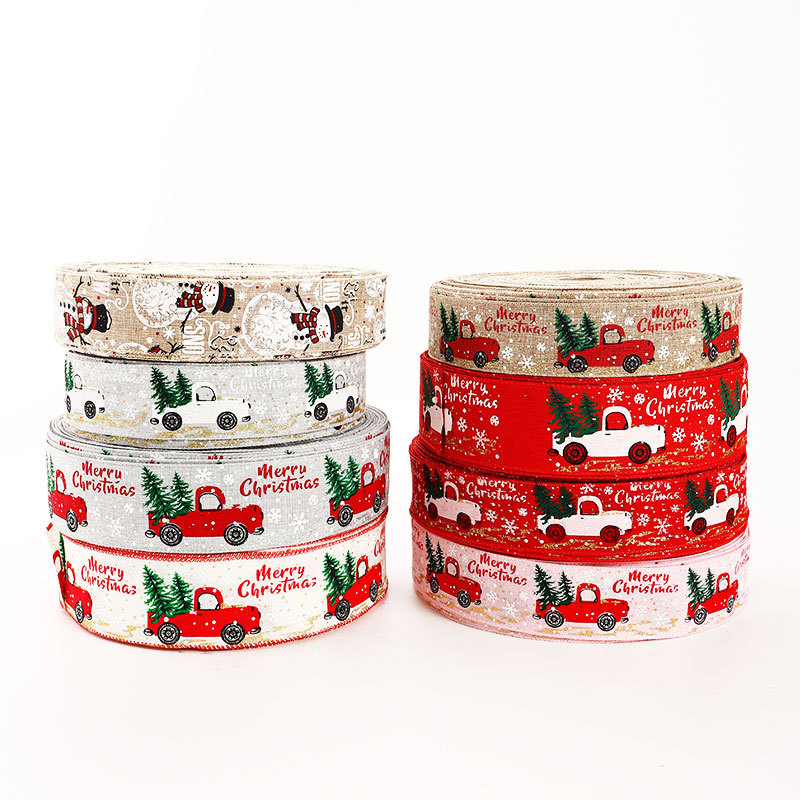 Wholesale of new ribbon glitter pink gold onion ribbons, Christmas ribbons, organza ribbons, gift decorations, Christmas tree ribbons details Picture