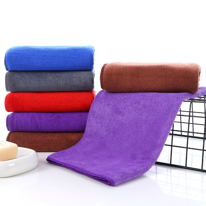 【持嘉】超细纤维柔软吸水宾馆洗浴足疗店理发店用品刺绣logo