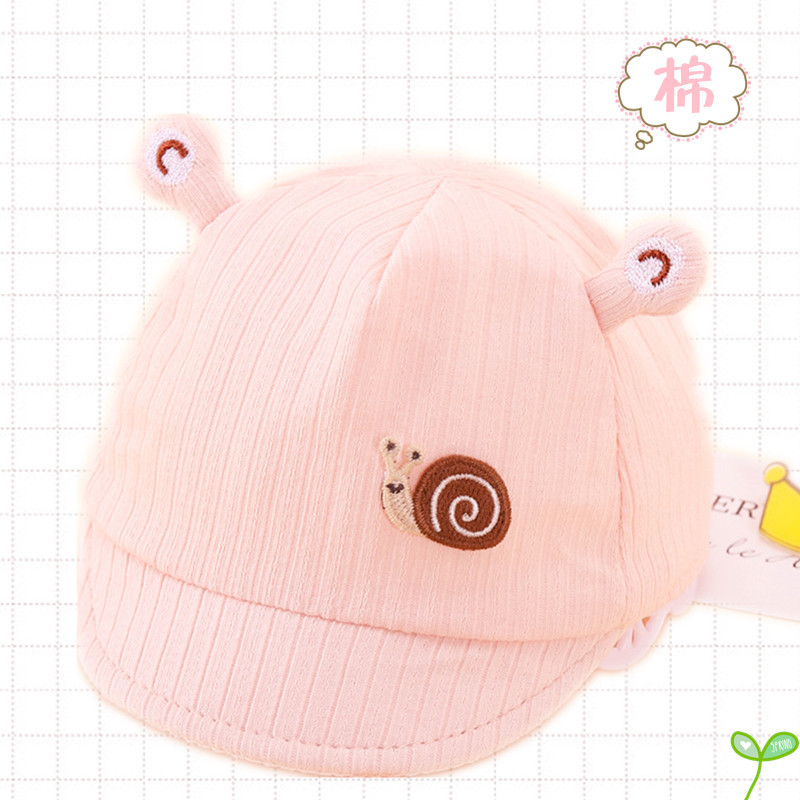 Cute spring and autumn baby caps, pure cotton newborn baseball caps, super cute baby caps for boys and girls, and children's baseball caps details Picture