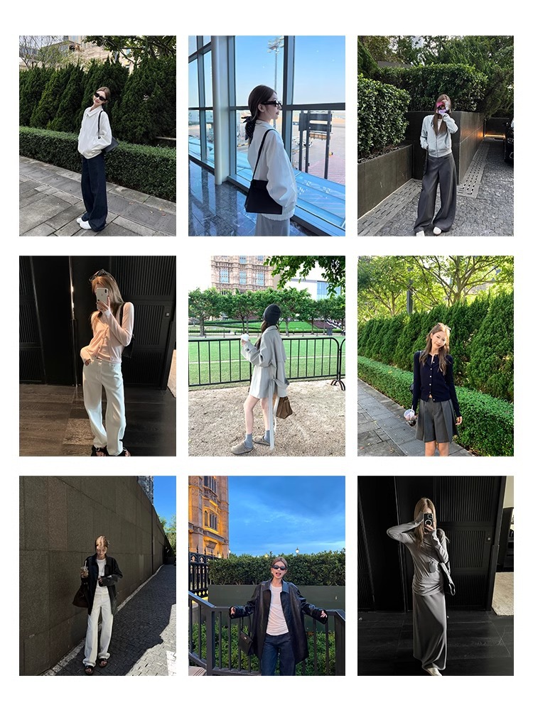 A new eco-friendly fur short fur-like fur coat for women in the winter of 2024, featuring a high-end grey fur coat pic 3