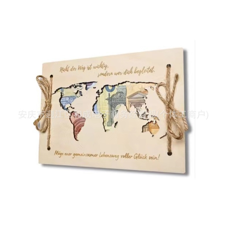 Cross-Border Best-Selling Monetary Gifts, Wooden Handicrafts, And Creative Graduation And Baptism Items Item Picture