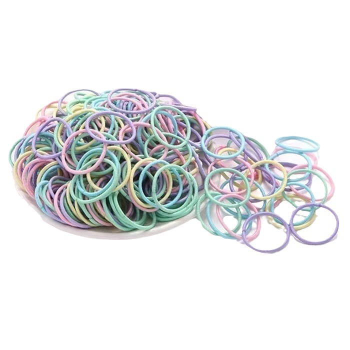 Baby Does Not Hurt The Hair Of The Rubber Band Children Small Rubber Band Cute Girl Choo Choo Hair Band Children Bundled Head Leather Cover Summer Item Picture