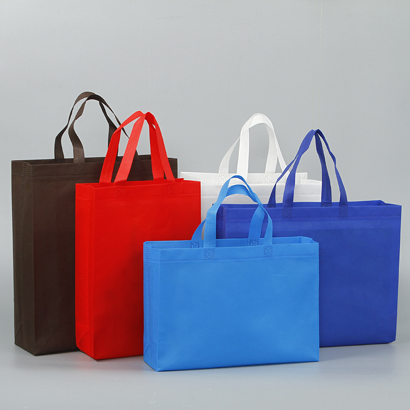 外贸无纺布袋现货跨境专供亚马逊购物袋批发广告购物手提袋外卖袋详情9