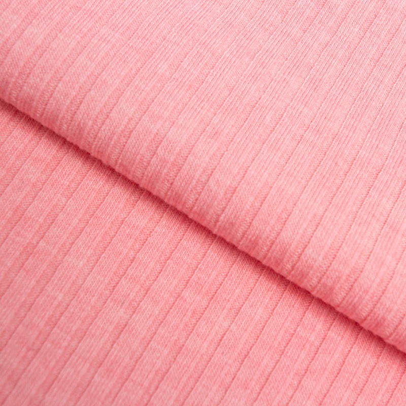 Knitted fabric factory 30-count TR5*3 stretch ribbed fabric striped sweatshirt, outerwear, school uniform fabric Application Scenario