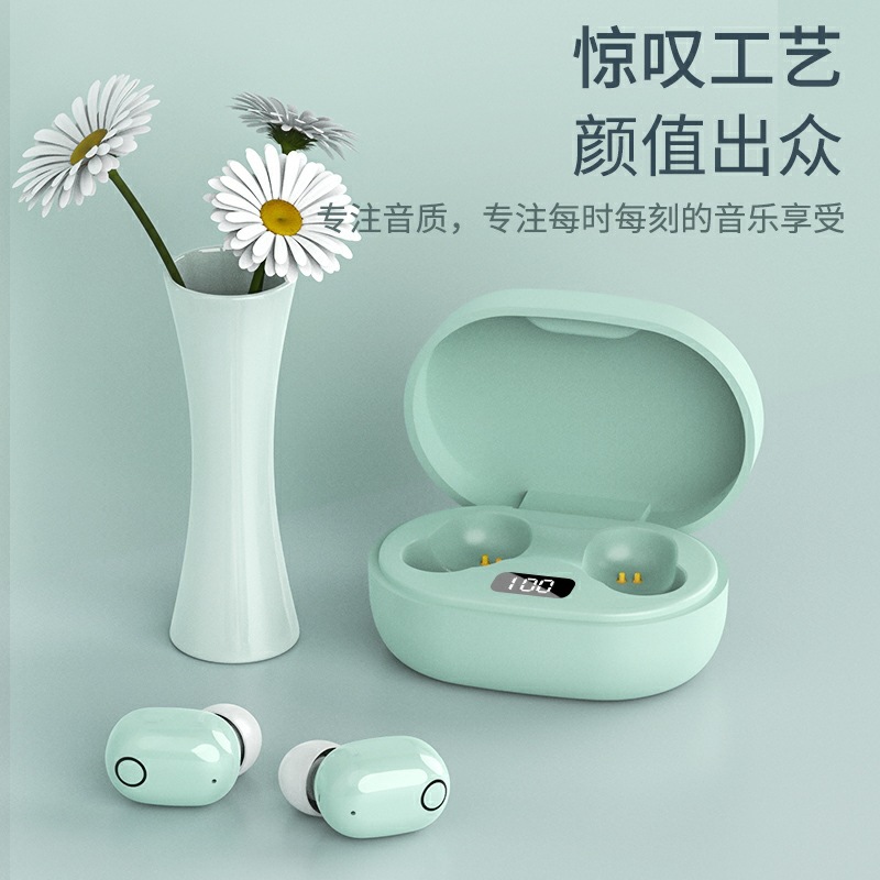 Apple Android Wireless Bluetooth Headset J15 Macaron Color Stereo Mini Touch Tws In-Ear details Picture