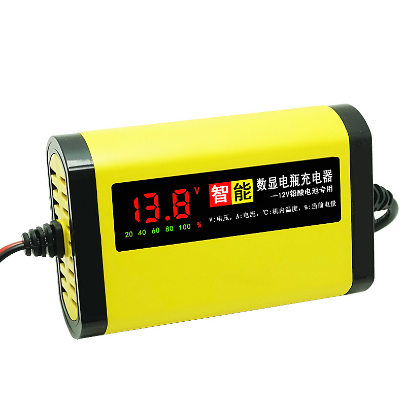 Intelligent 12v charger, scooter battery charger, lead-acid battery fully automatic battery repair device Item Picture