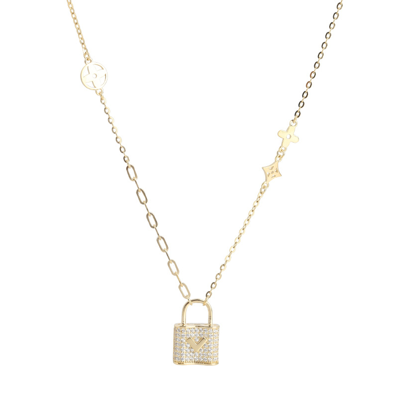 雅施丽芙饰品/项链白底实物图