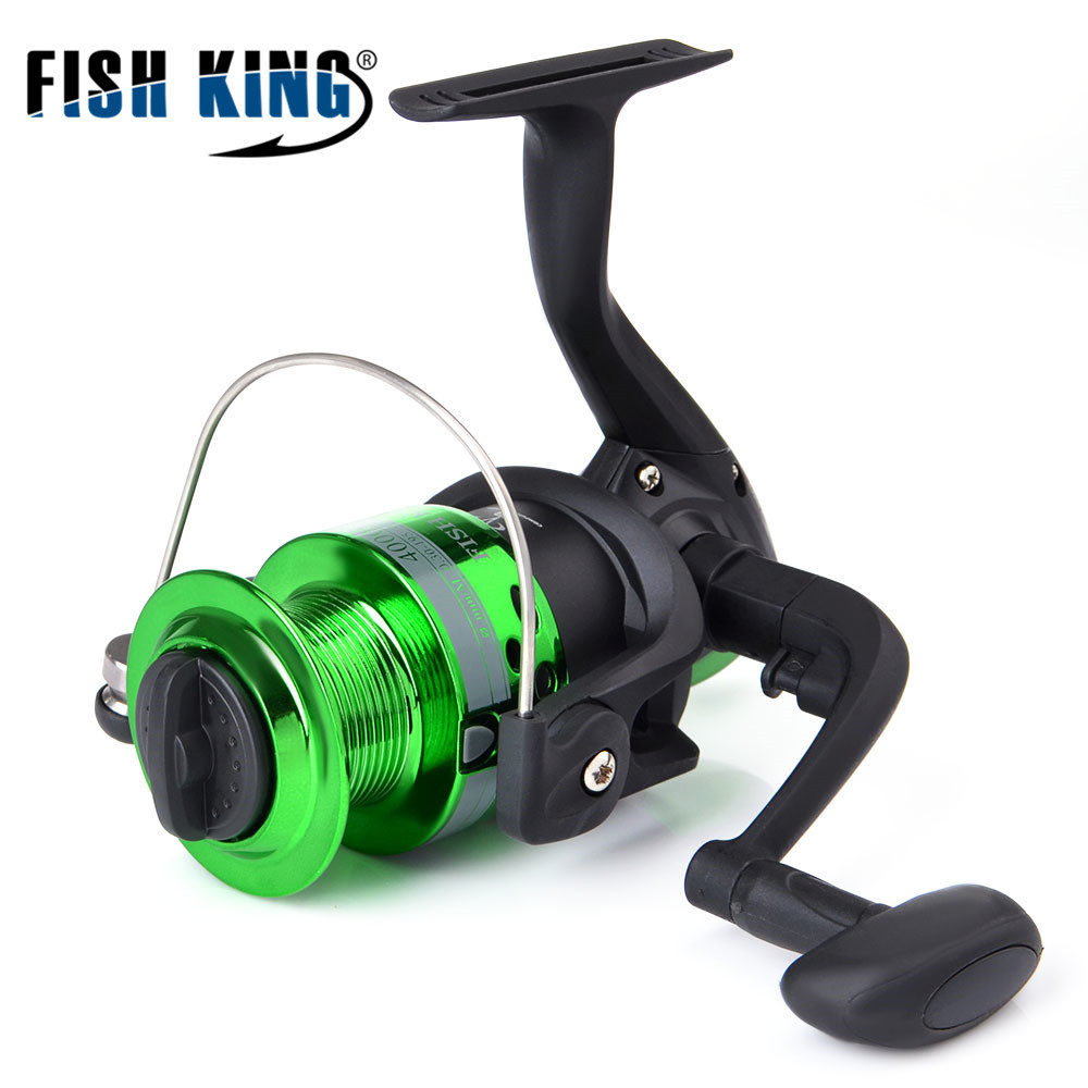 FISHKING渔线轮纺车轮前后刹车塑料线杯后卸力海钓轮飞德钓跨境